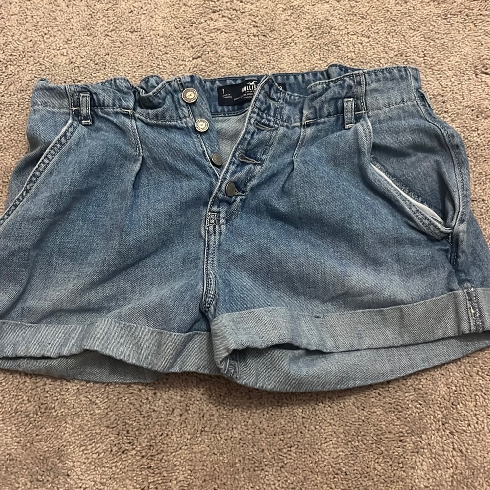 Ultra High rise mom jean shorts